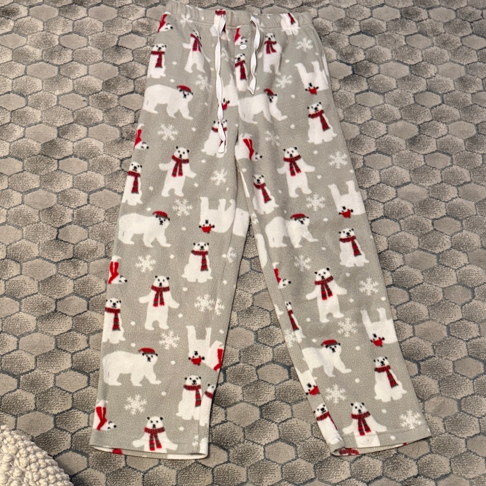 Women’s Pajama Bottoms with Polar Bear Print